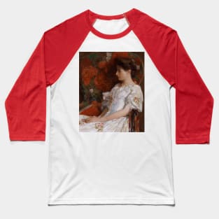 The Victorian Chair by Childe Hassam Baseball T-Shirt